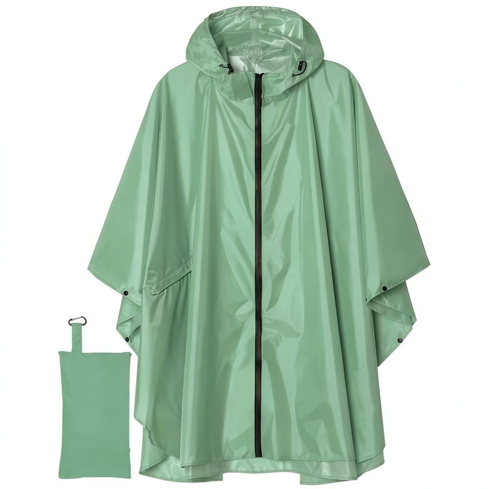 Camping Rain Poncho - เสื้อกันฝนแบบมีฮู้ด 3-in-1 ทนทาน กันน้ำ สำหรับกิจกรรมกลางแจ้ง แคมป์ปิ้ง