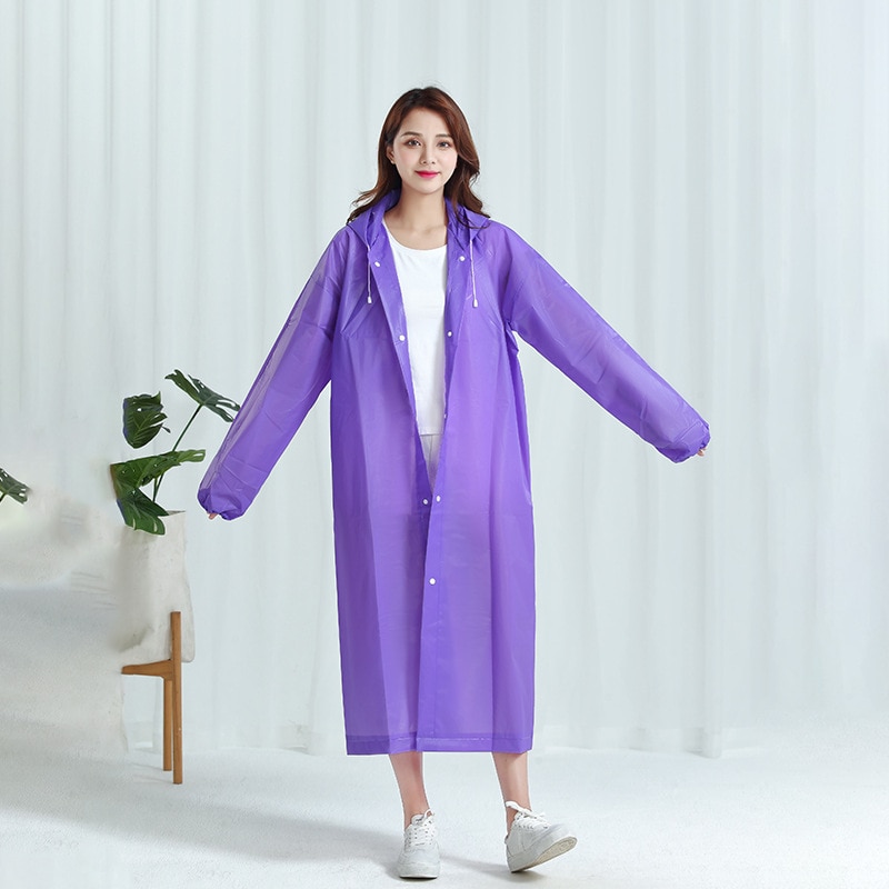 เสื้อกันฝนมีฮู้ด 1 ชิ้น สำหรับ - Camping Rain Poncho บทวิจารณ์และราคา