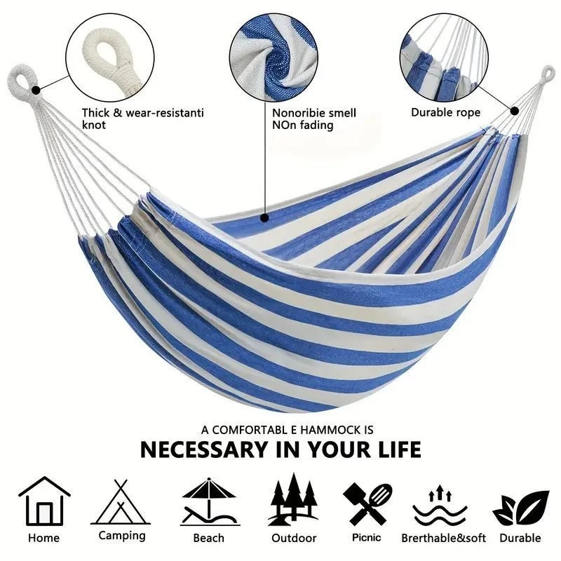 เปลญวนผ้าใบแบบไม่มีโครงไม้ สำห - Bed Outdoor Camping บทวิจารณ์และราคา