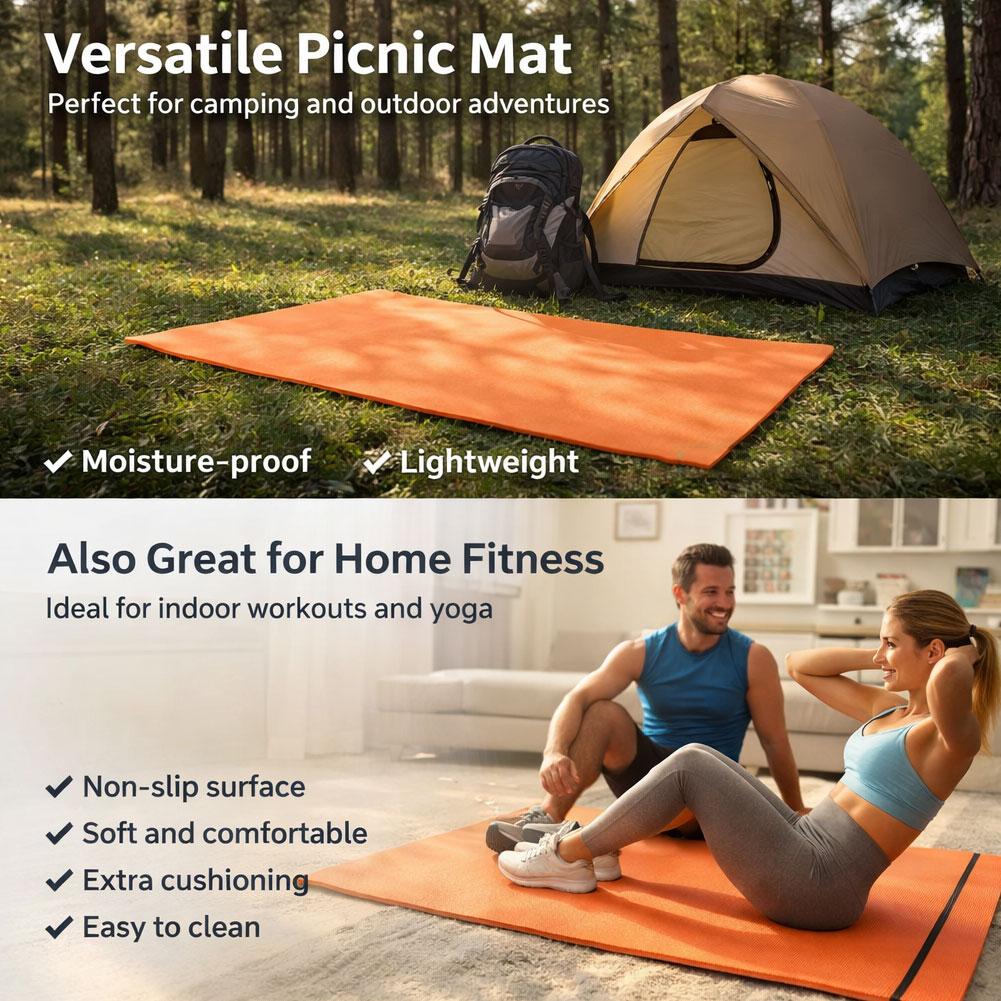 แผ่นรองออกกำลังกายโยคะ EVA ป้อ - Outdoor Camping Rugs บทวิจารณ์และราคา