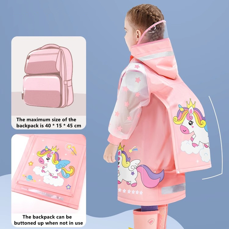 เด็กเสื้อกันฝนกันน้ํา Rain Pon - Camping Rain Poncho บทวิจารณ์และราคา
