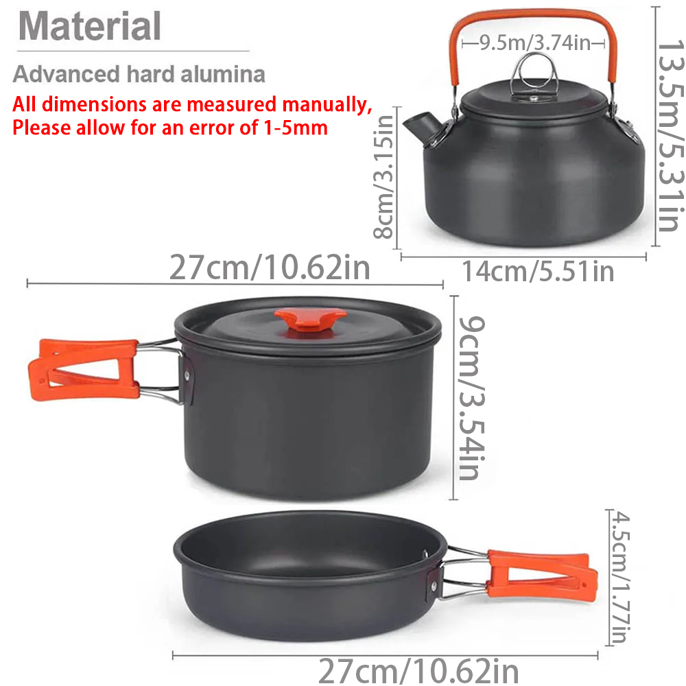 1 ชิ้น/1 เซ็ตชุดเครื่องครัวตั้ - Outdoor Camping Dining Set บทวิจารณ์และราคา