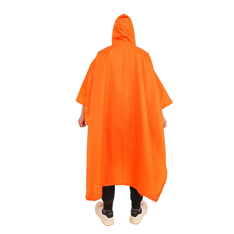 เสื้อกันฝน 3 In 1 เดินป่า Ponc - Camping Rain Poncho บทวิจารณ์และราคา