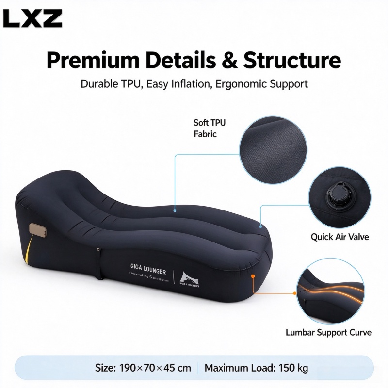 เก้าอี้เป่าลมอัตโนมัติ TPU, โซ - Bed Outdoor Camping บทวิจารณ์และราคา